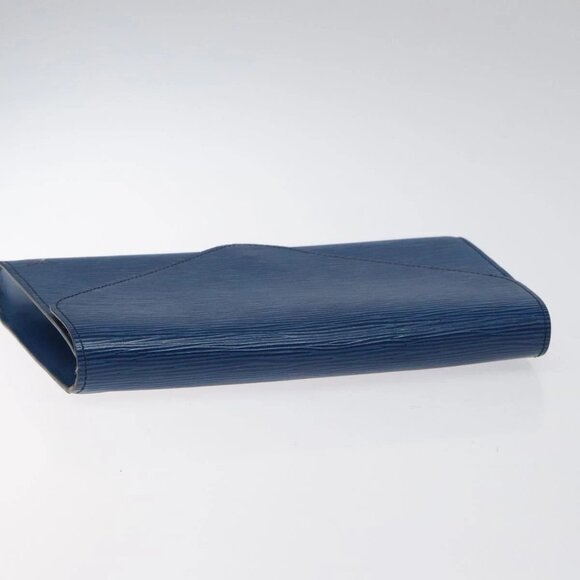 LOUIS VUITTON Epi Art Deco Clutch Bag Blue - Picture 6 of 14